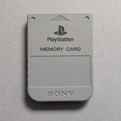 Scheda memoria ps1 grigia - scheda,