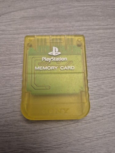 Scheda memoria ps1 - memoria, giallo
